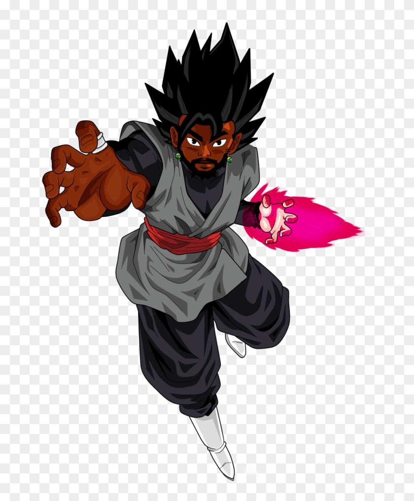 Rose Goku Black Clipart