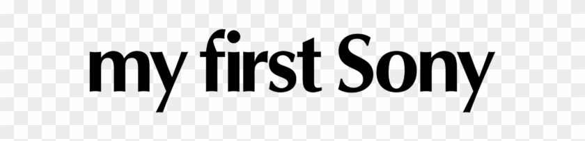 Simple My First Sony Logo Png Transparent & Svg Vector - My First Sony Clipart
