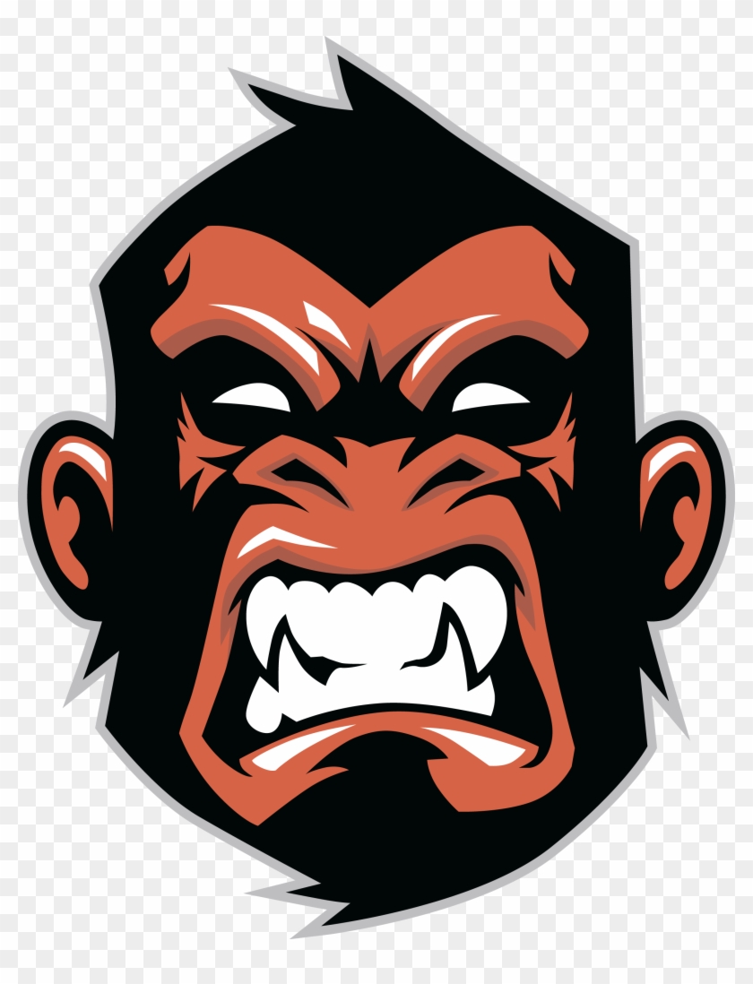 Monkey Angry Vector Clipart