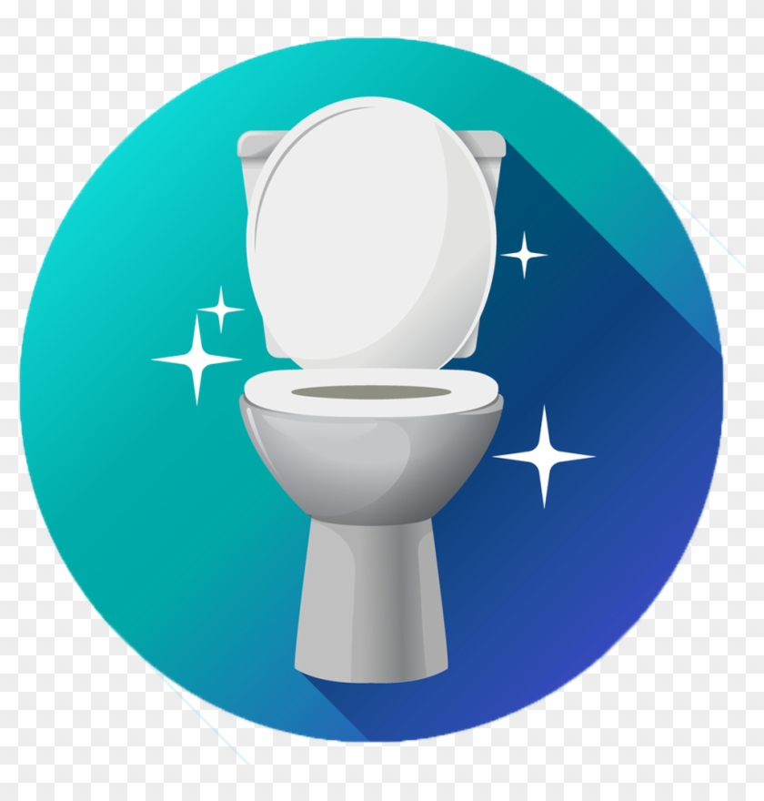 Vector Toilet - Clean Toilet Vector Png Clipart