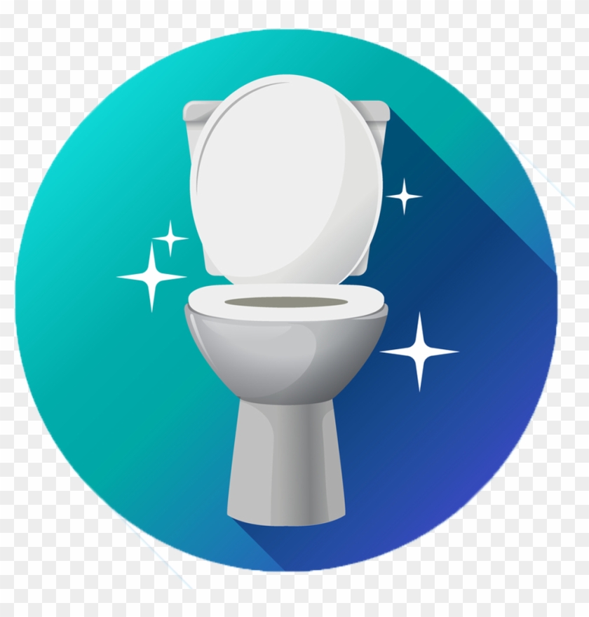 Vector Toilet - Clean Toilet Vector Png Clipart #2993908