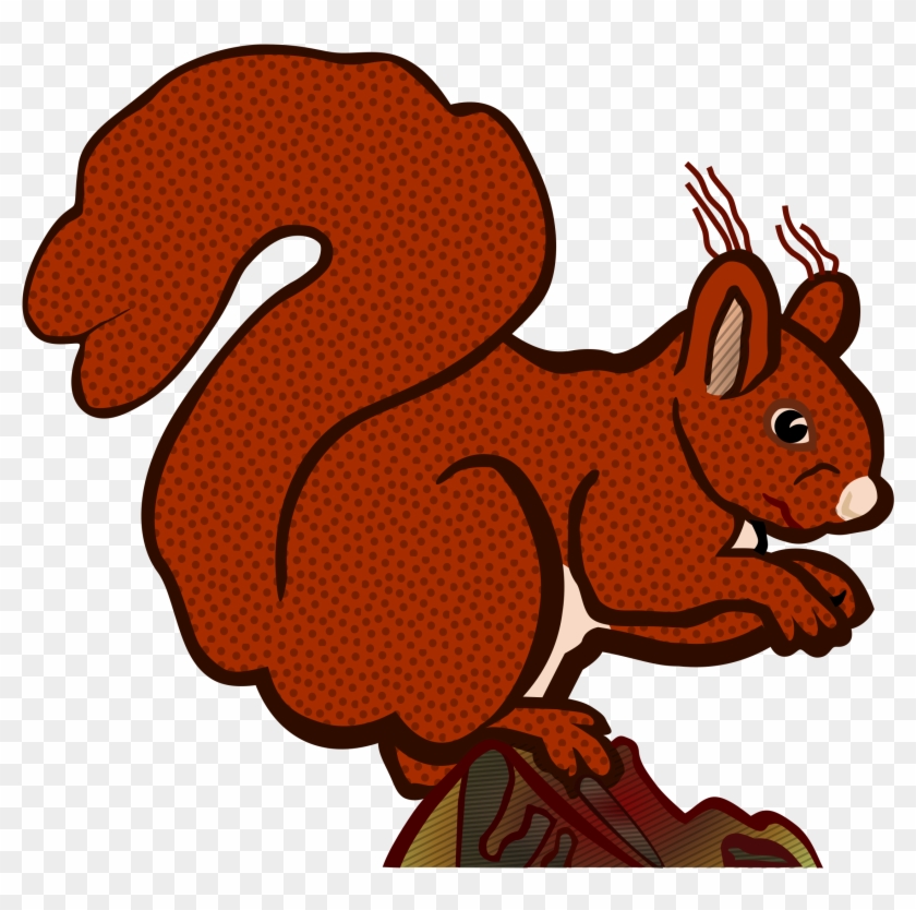 Squirrel Clipart Squirrel Family - Couleur Ecureuil - Png Download