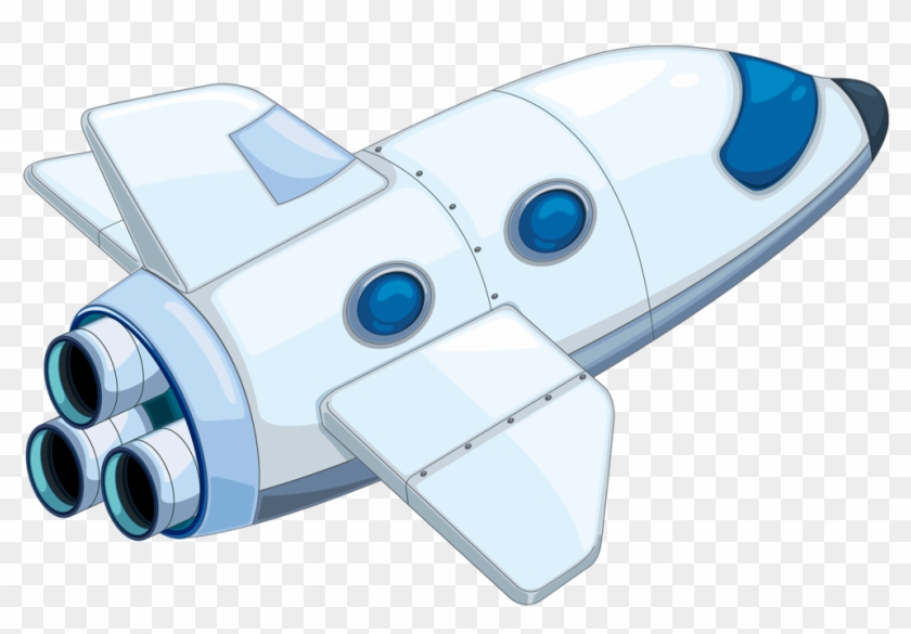 Space Clipart Kid Png - Cartoon Space Shuttle Clipart Transparent Png