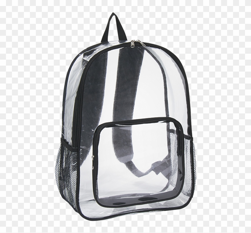 Clear Transparent Backpack - Sac Transparent A Dos Clipart