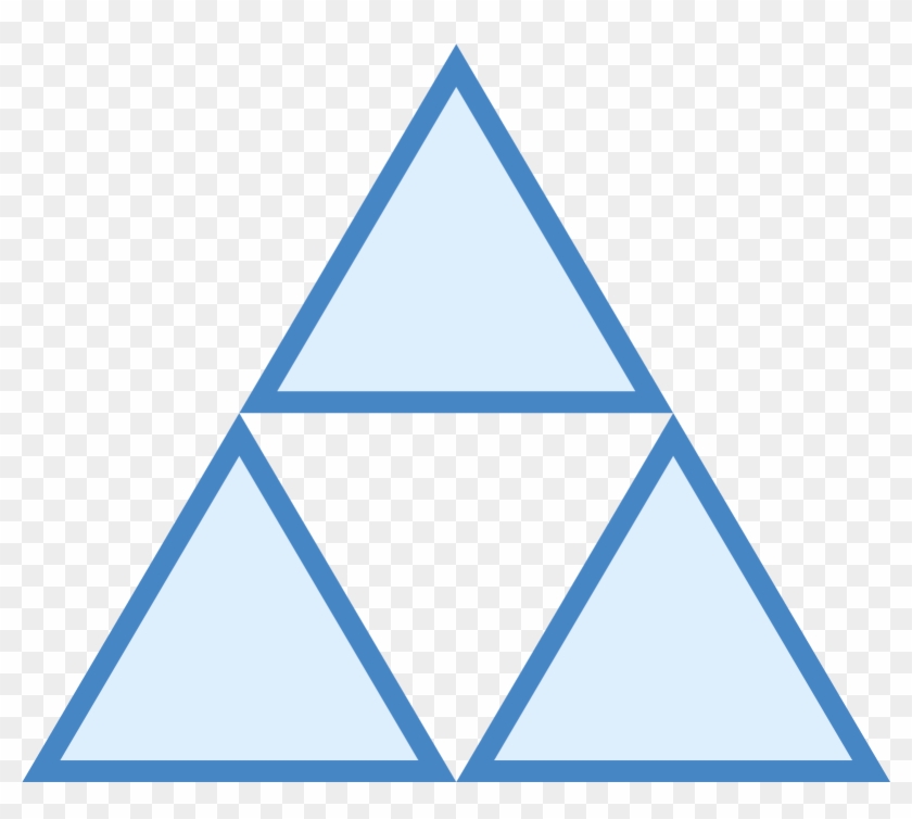 The Icon Is A Depiction Of The Triforce, A Game Element - Triangle Clipart