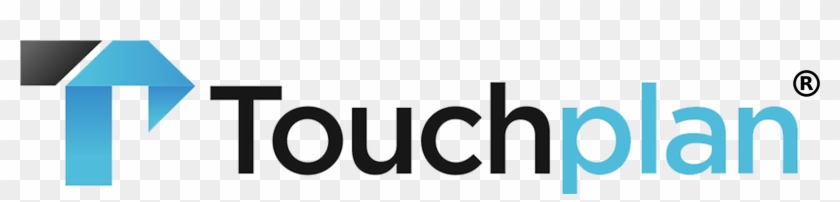 Transparent Black With R - Touchplan Logo Clipart