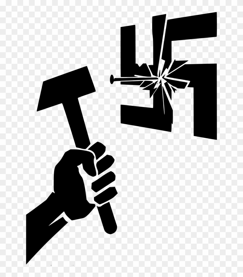 Hammer And Sickle - Clipart Fascism - Png Download