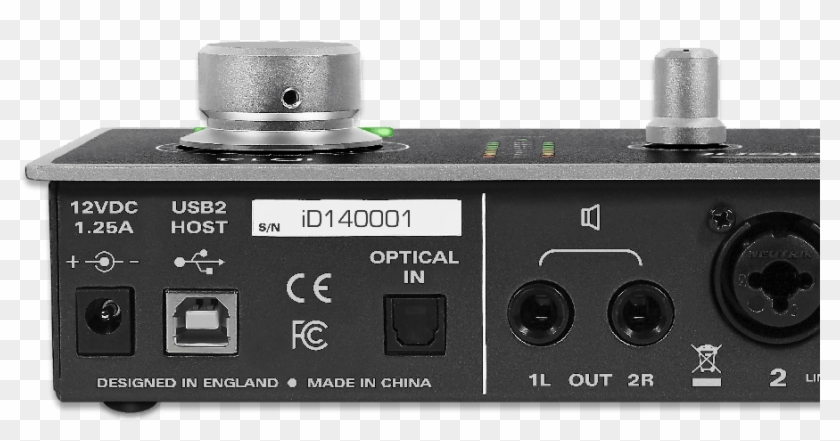 Id14 Rear Elevated Transparent Nr - Audient Id14 Clipart