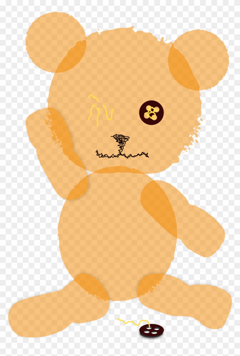 This Free Icons Png Design Of Canvas Teddy Bear - Cartoon Clipart #2996523