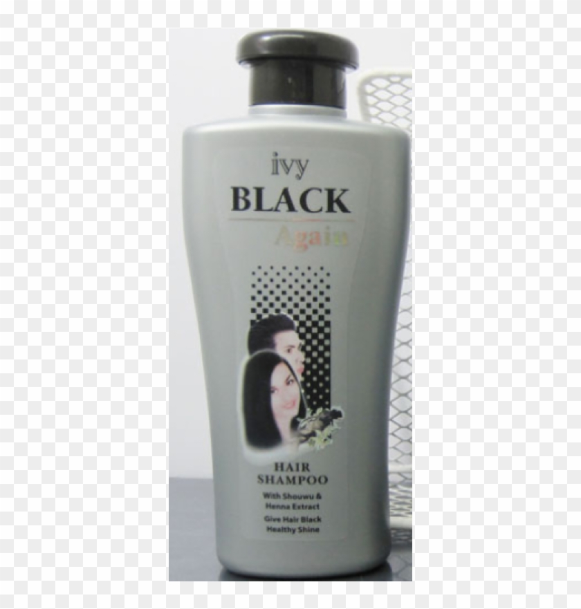 Ivy Shampoo Black Again-800x800 - Glass Bottle Clipart
