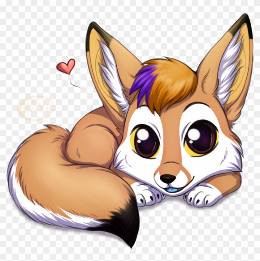 Kawaii Little Fox - Fox Kawaii Png Clipart