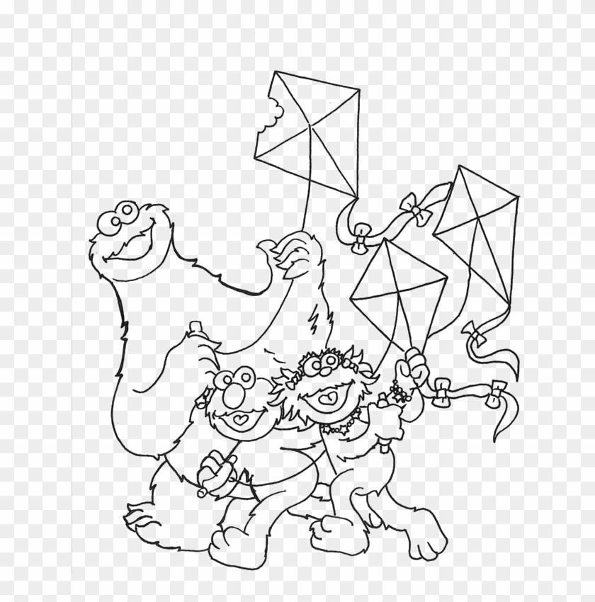 Cookie Monster And - Comidas Tipicas De Guatemala Para Colorear Clipart