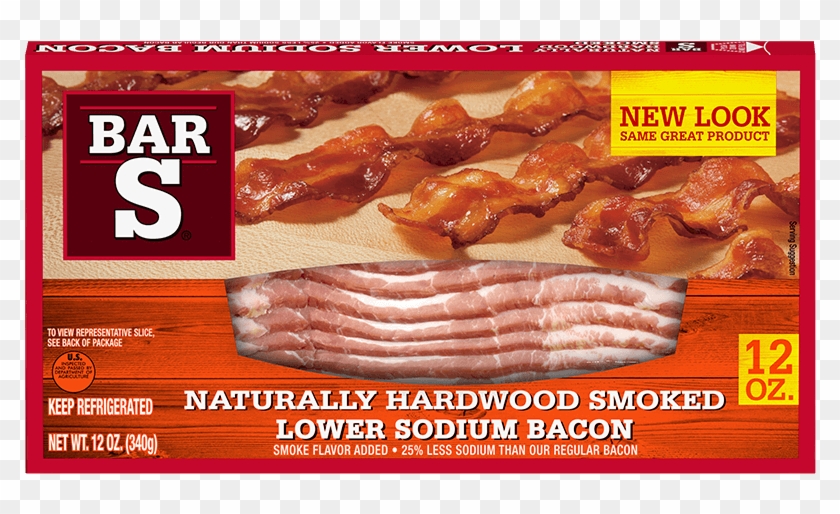 Lower Sodium Bacon - Bar S Thick Cut Bacon Clipart