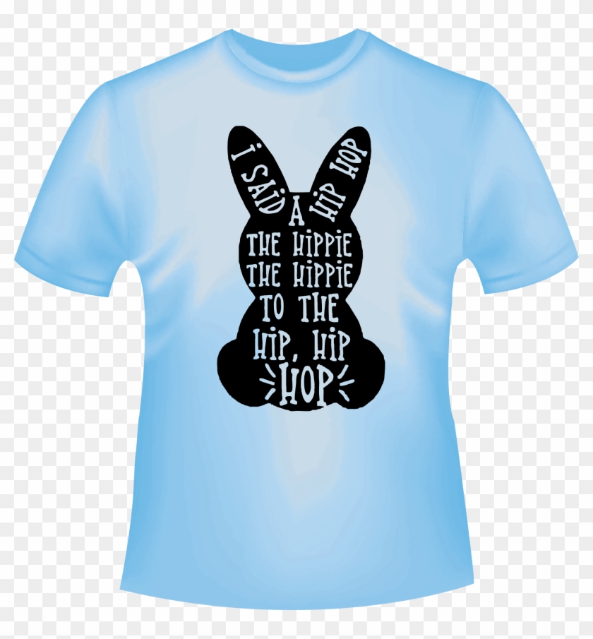 Hip Hop Bunny - Said A Hip Hop Easter Shirt Clipart