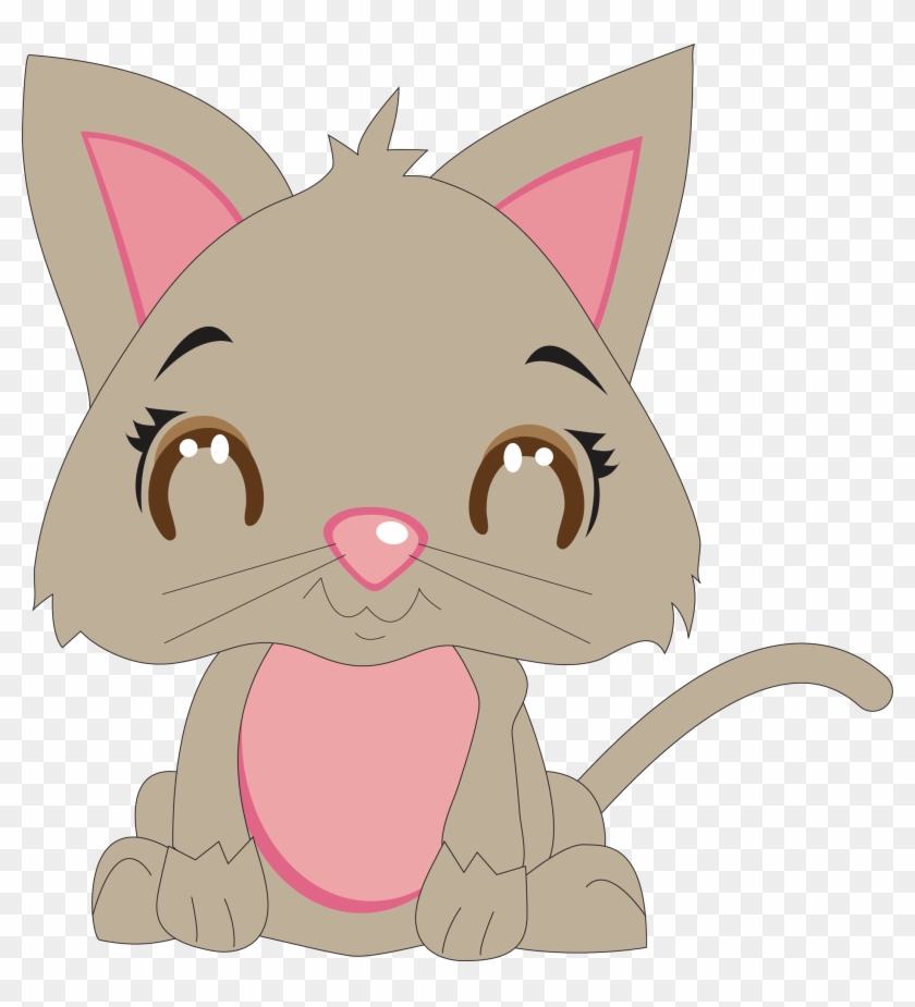 Kittens Clipart Rat Cat - Cartoon - Png Download