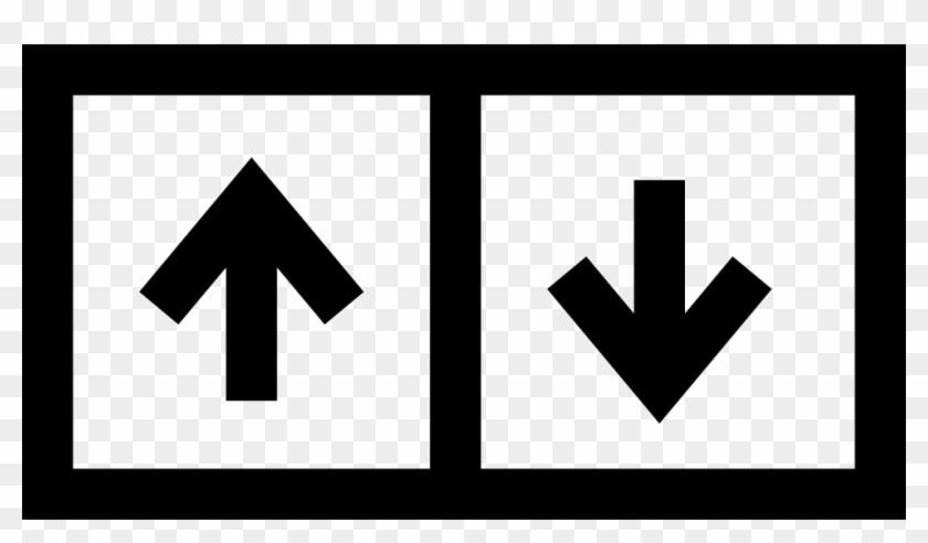 Up And Arrows Inside - Traffic Sign Clipart #2998002
