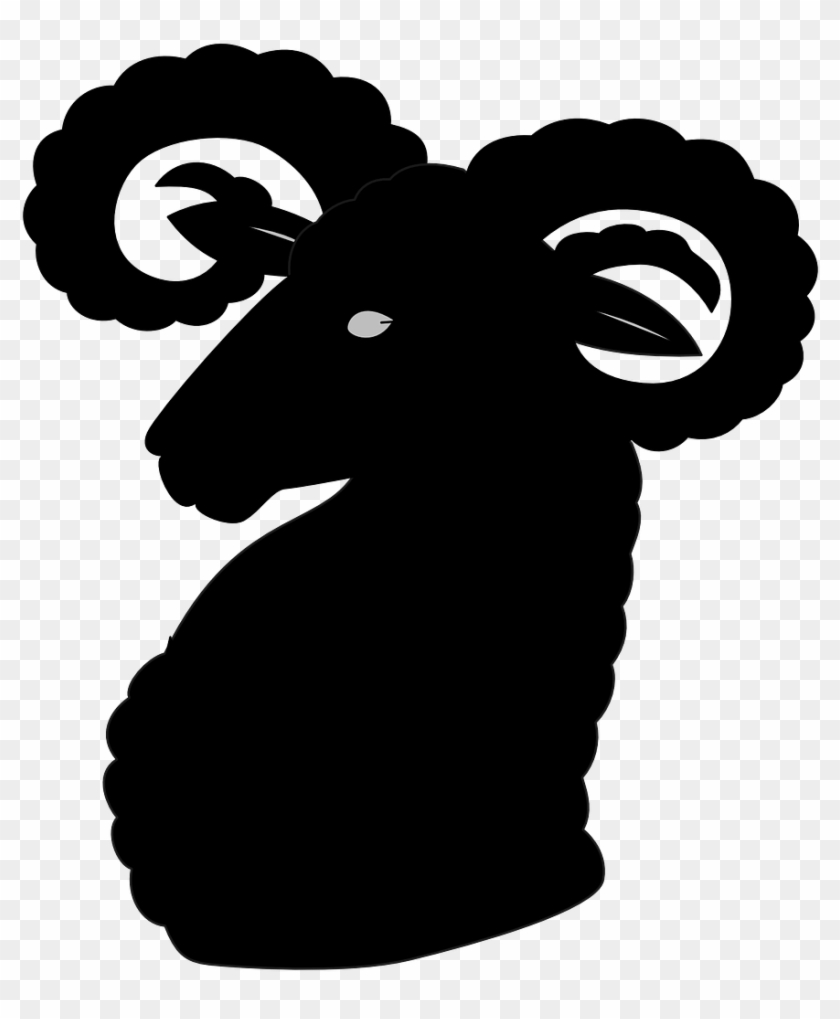 Ibex Head Horns Animal Goat Png Image - Clip Art Transparent Png