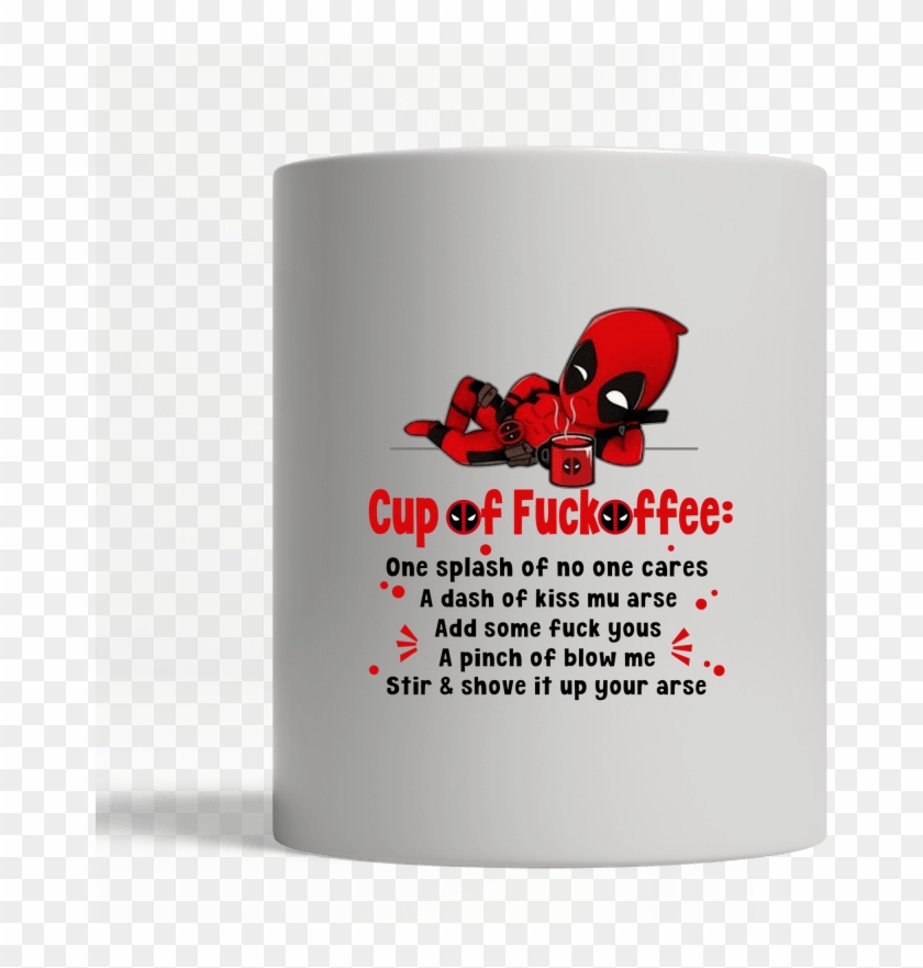 White Mug Center - Deadpool Clipart