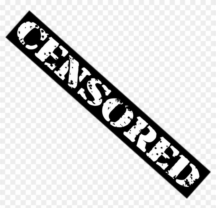 #tarjapreta #censurado #censored #blackstrip #strip - Censurado Png Clipart