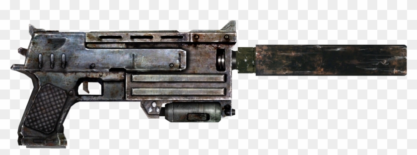 Silenced Pistol Png - Fallout New Vegas Guns Clipart