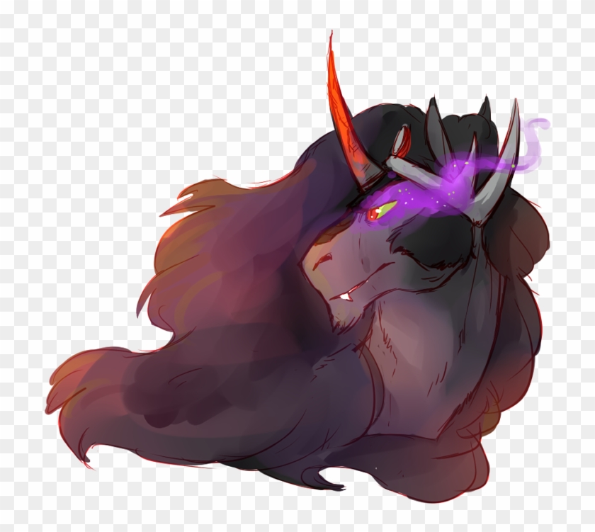 Thelionmedal, Glowing Eyes, King Sombra, Safe, Solo - Illustration Clipart