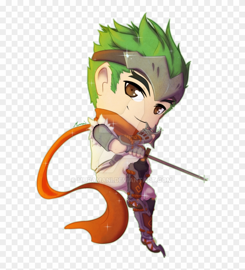 Chibi By Muramani - Genji Chibi Png Clipart #2999876
