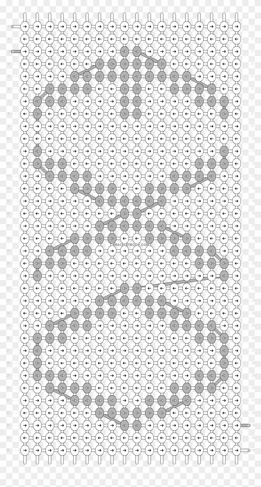 Download Preview - Baseball Stitch Friendship Bracelet Pattern Clipart