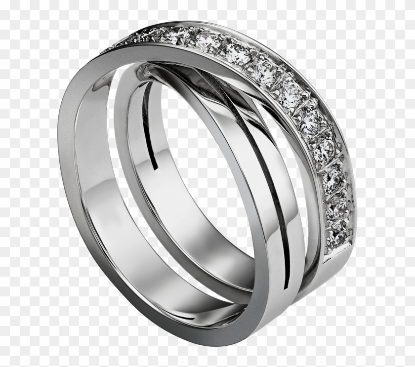 Silver Ring With Diamonds Png Clipart - Etincelle De Cartier 戒指 Transparent Png