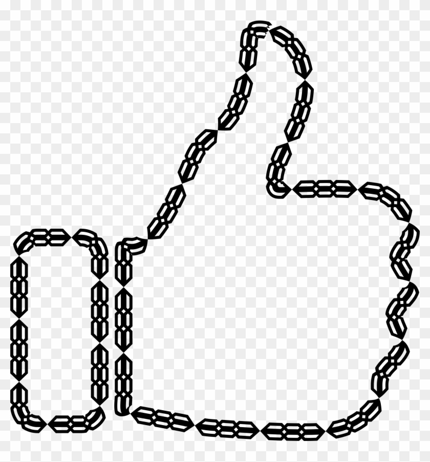 This Free Icons Png Design Of Abstract Geometric Thumbs Clipart