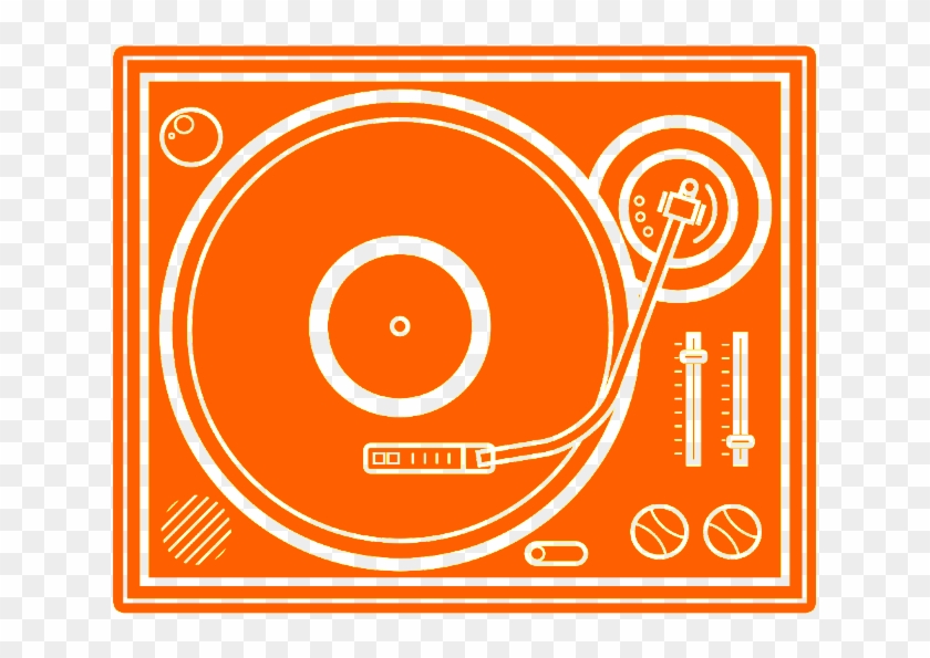 Vinyl Record Magnet - Djtt Logo Clipart #30181