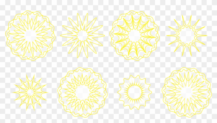 8 Sun Impressions Patterns Png File - Vector Graphics Clipart #30303