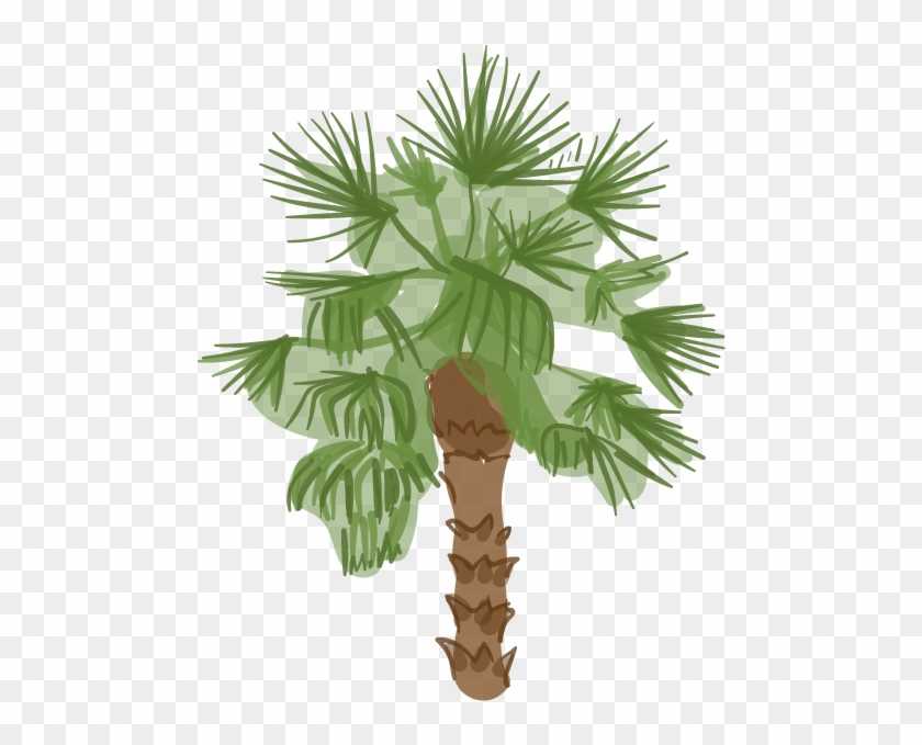 Canary Island Date Palm - Palm Tree Logo Png La Clipart