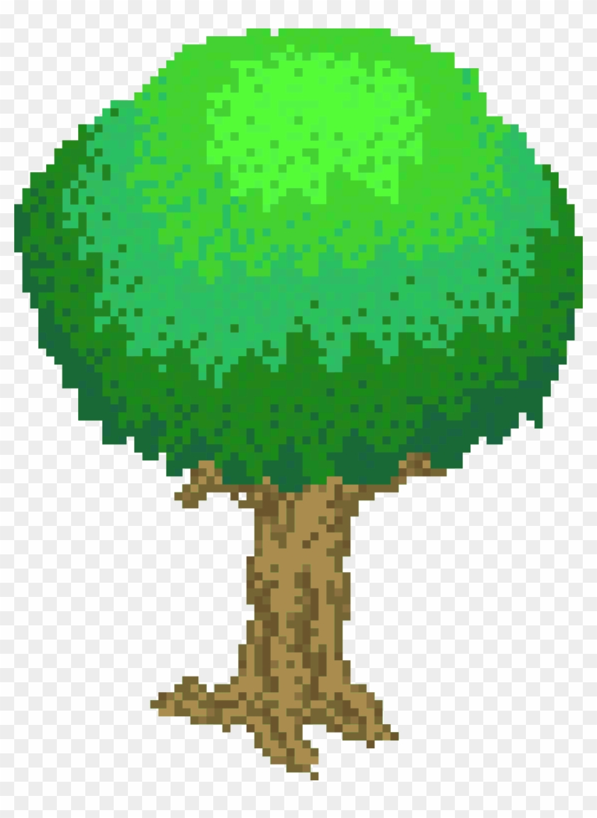 This Free Icons Png Design Of Pixel Tree Light Green Clipart