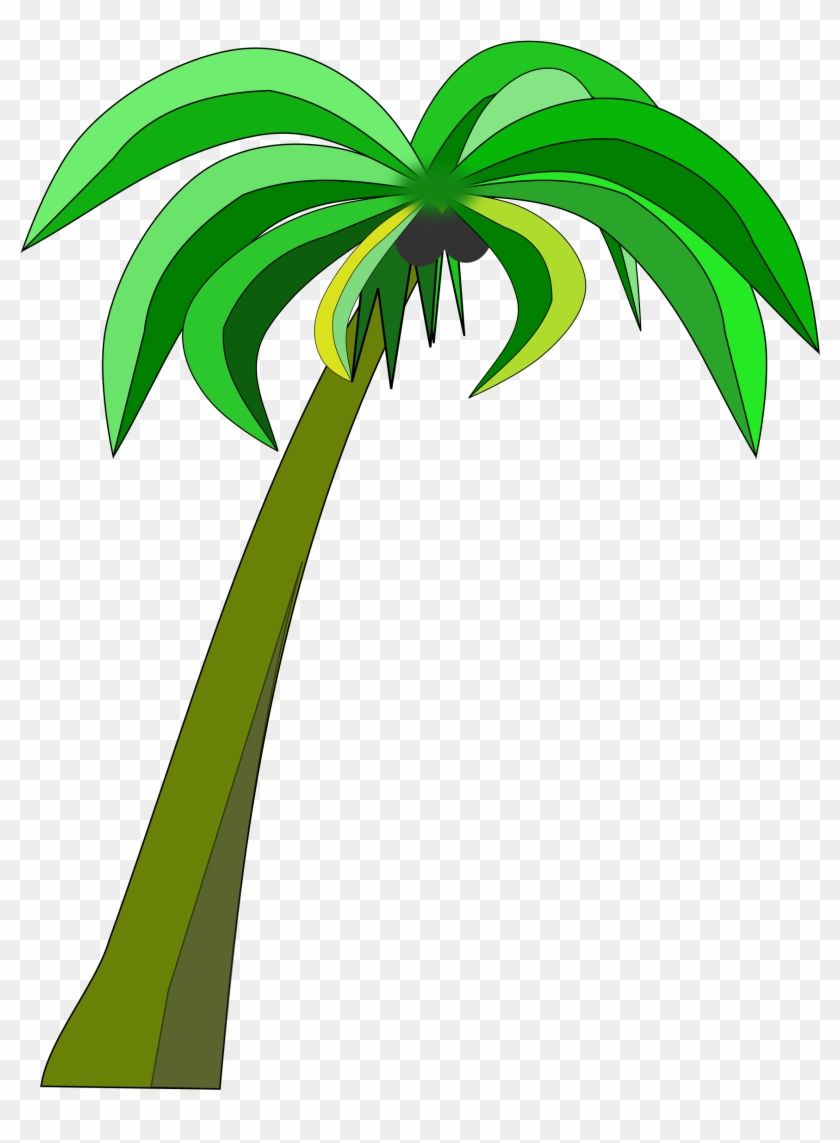 Palm Tree Clipart Transparent Png - Clip Art Coconut Tree #30391