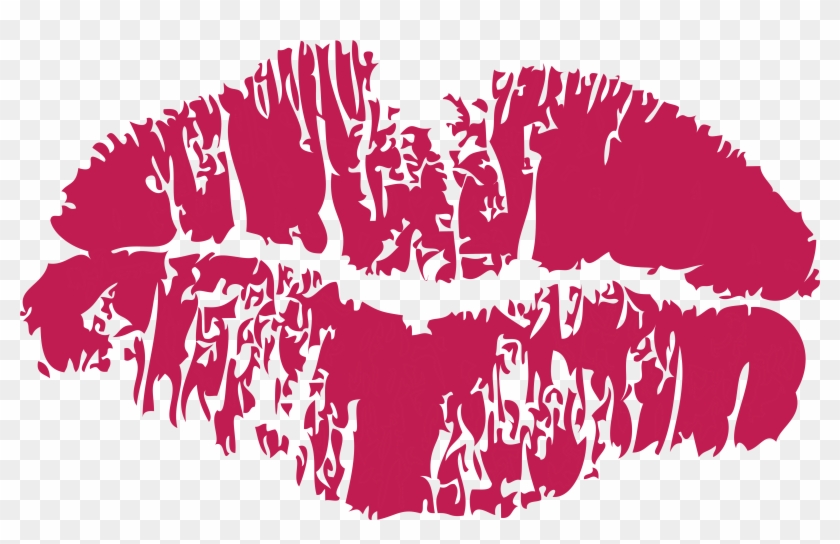 7000 X 4204 9 - Heart Kiss Png Clipart