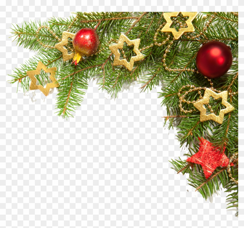 Christmas Border Png Images - Corner Christmas Decoration Png Clipart #30593