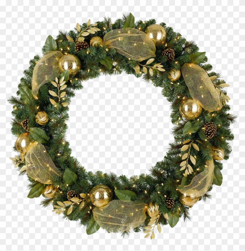 1940 X 2350 17 - Ribbon And Mesh On Artificial Wreath Clipart