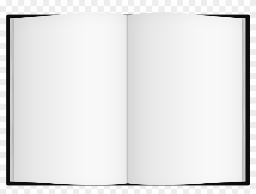 Black Frame Open Book - Open Book With Transparent Background Clipart #31064