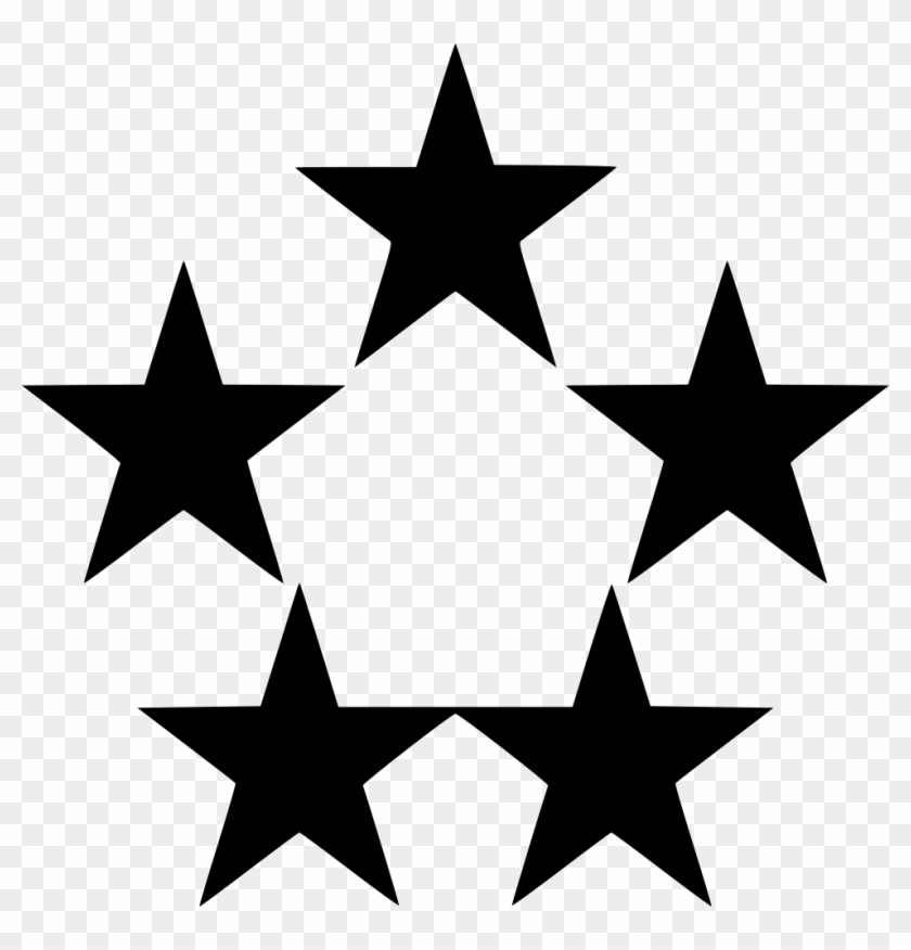 Five Stars Star S Comments - 5 Star General Symbol Clipart #31109