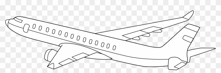 Airplane Clipart Black Background - Aeroplane On Black Background - Png Download #31112