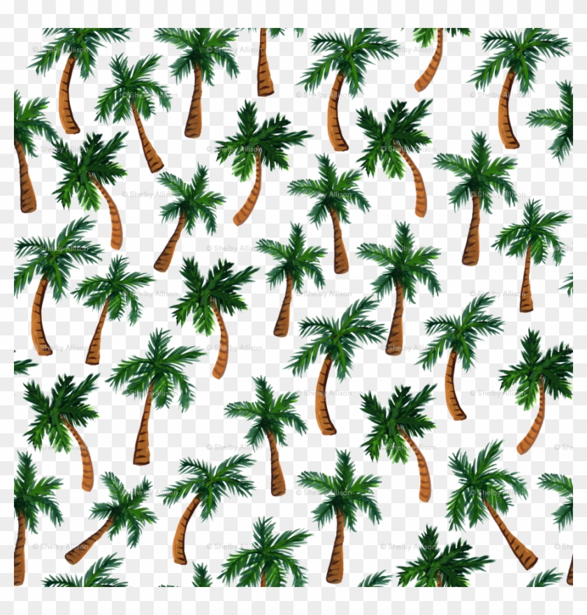Palmtrees Print Clipart #31131