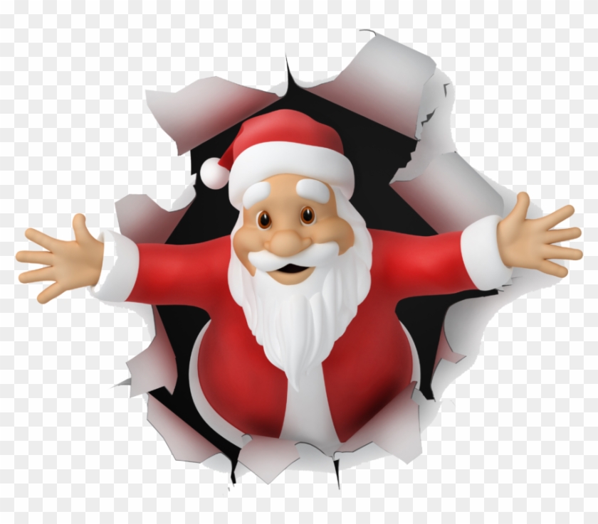 So Guys, I Hope You Will Love This Amazing Collection - Draw Santa Claus 3d Clipart #31192