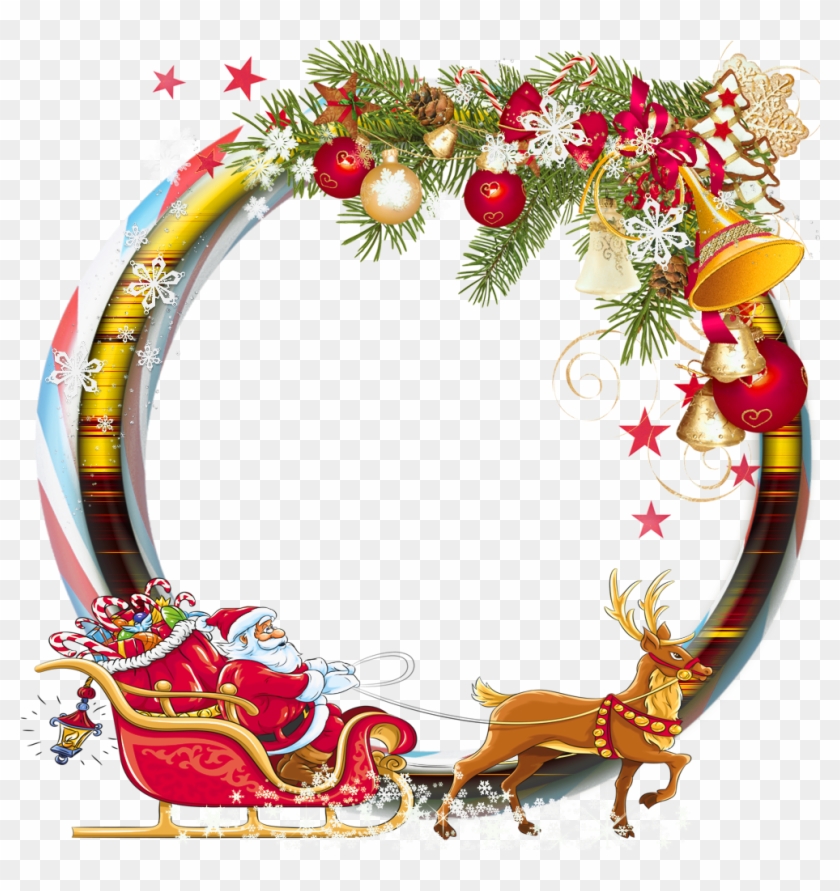 Christmas Borders - Christmas Photo Frames Png Clipart