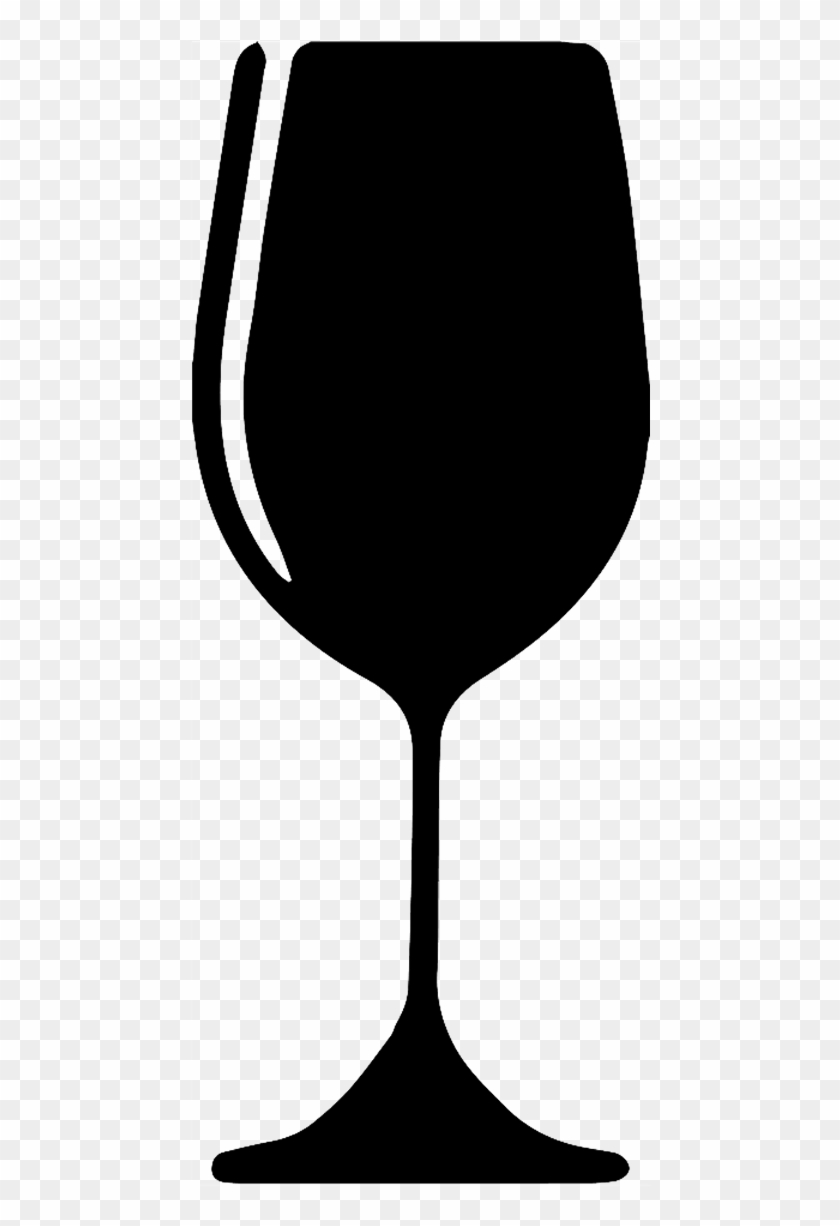 Wine Free - Black Wine Glass Png Clipart #31448