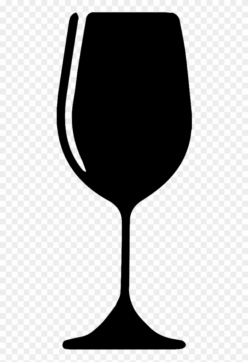 Wine Free - Black Wine Glass Png Clipart #31448