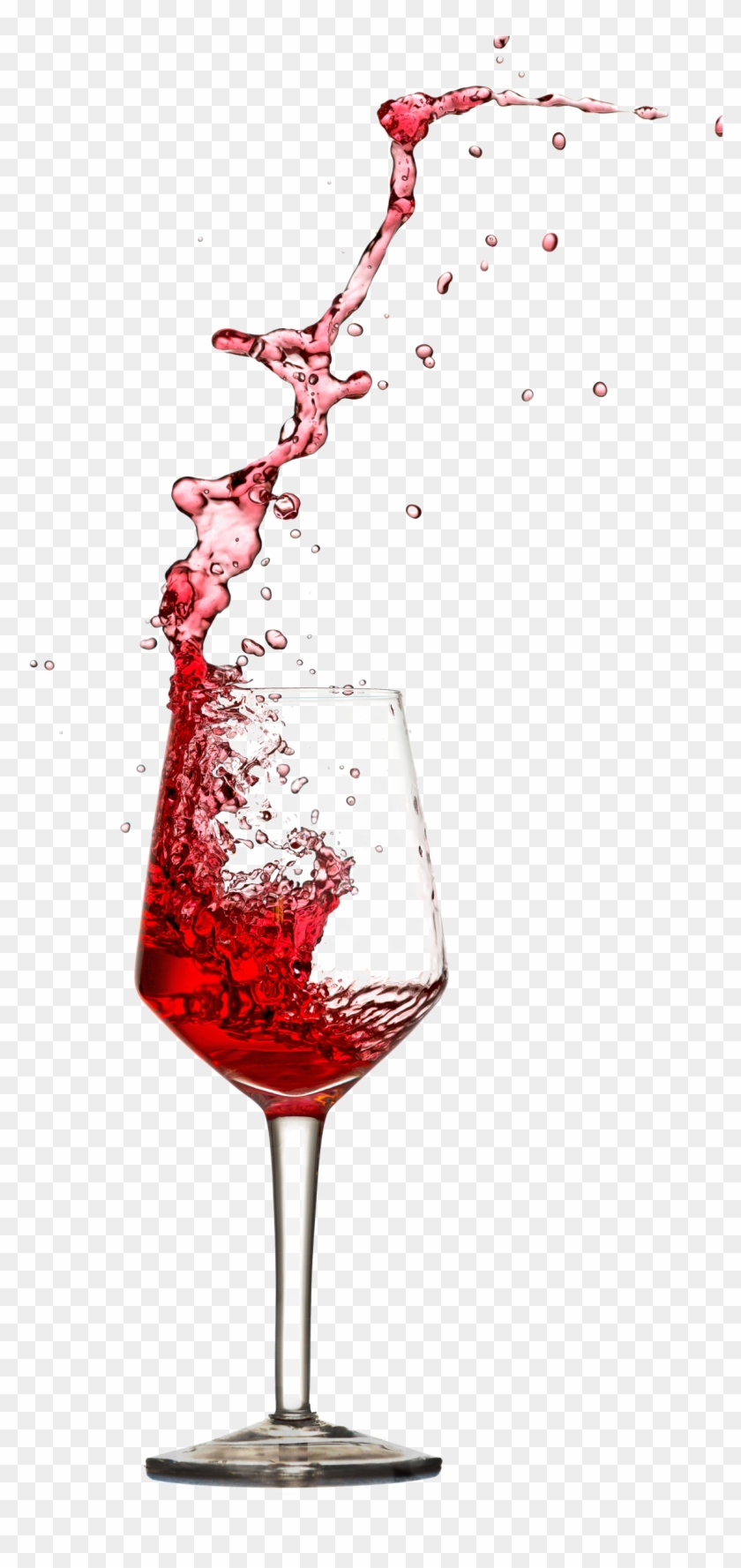 Red Wine Poured In Wine Glass Clipart