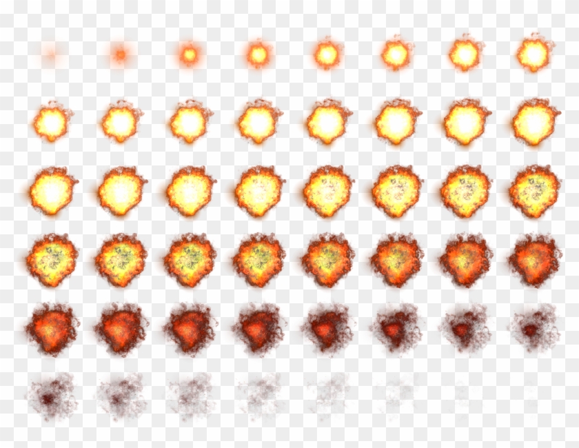 Drawn Explosions Sprite - Animation Explosion Clipart #31879