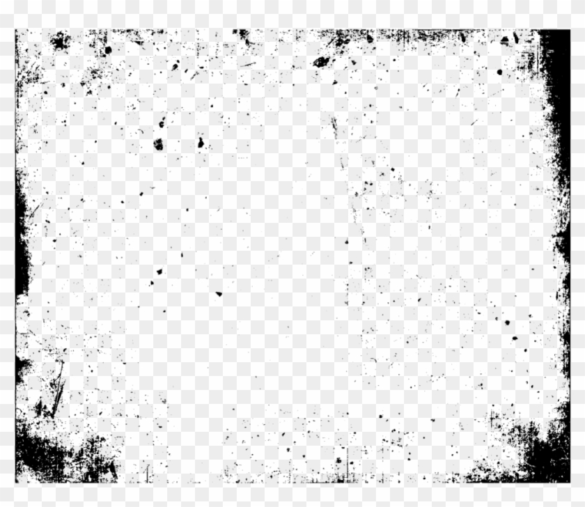 Transparent Grunge Texture Png Transparent Background - Monochrome Clipart