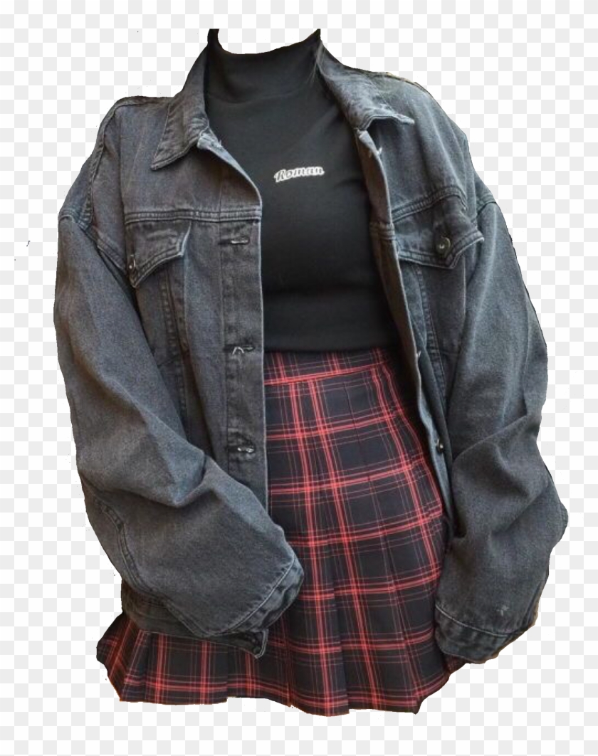 Polyvore Grunge Black Moodboard Filler Outfit Clothing - Grunge Tumblr Aesthetic Outfits Clipart