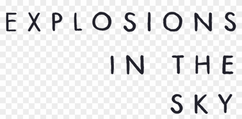 Explosions In The Sky Official Store Logo - Explosions In The Sky Band Logo Clipart #32126